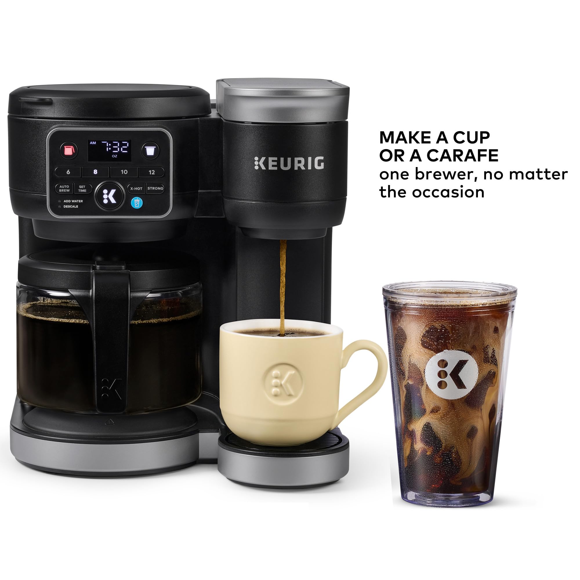 Keurig K-Duo Hot & Iced Single Serve & Carafe Coffee Maker,