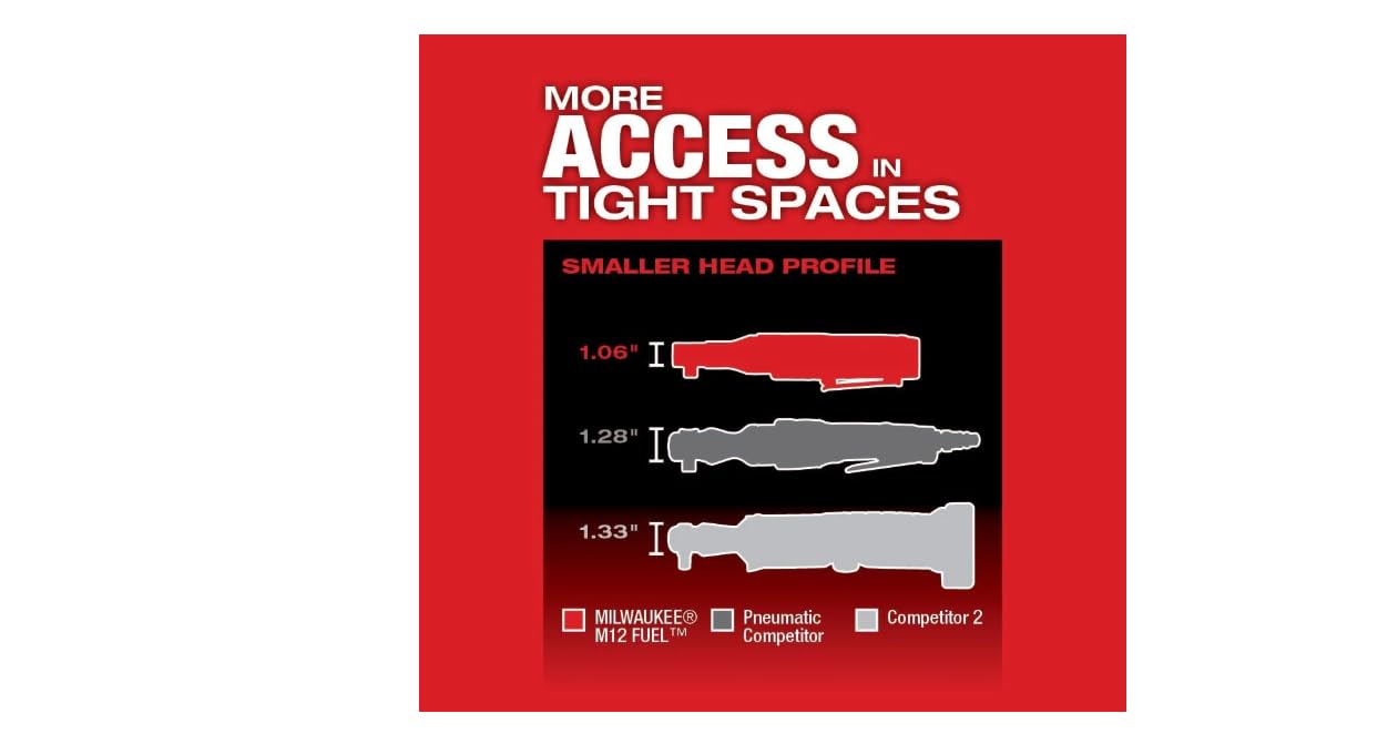 Milwaukee 2557-20 M12 Fuel 3/8" Ratchet (Bare Tool)