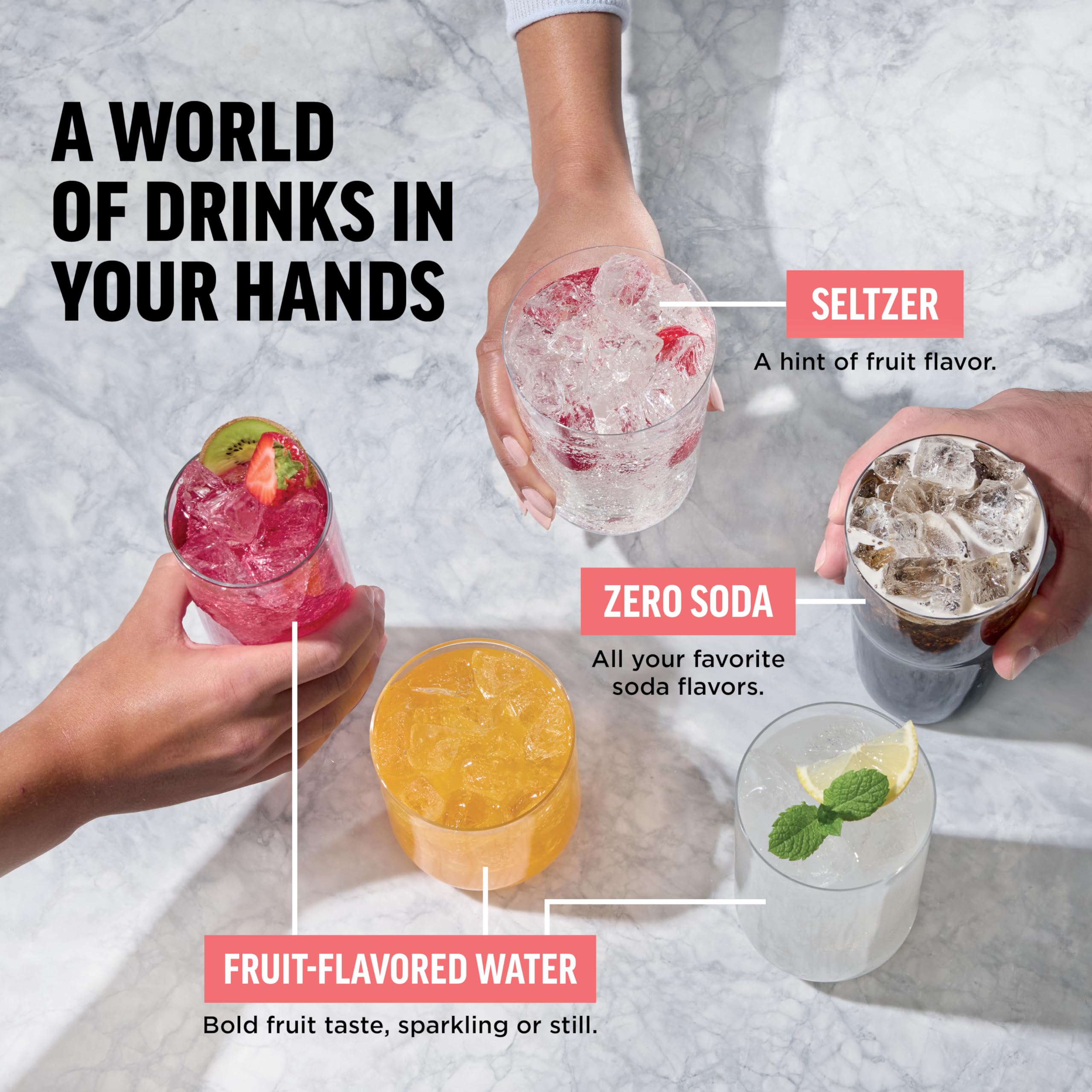 Ninja Thirsti Drink System, Soda Maker