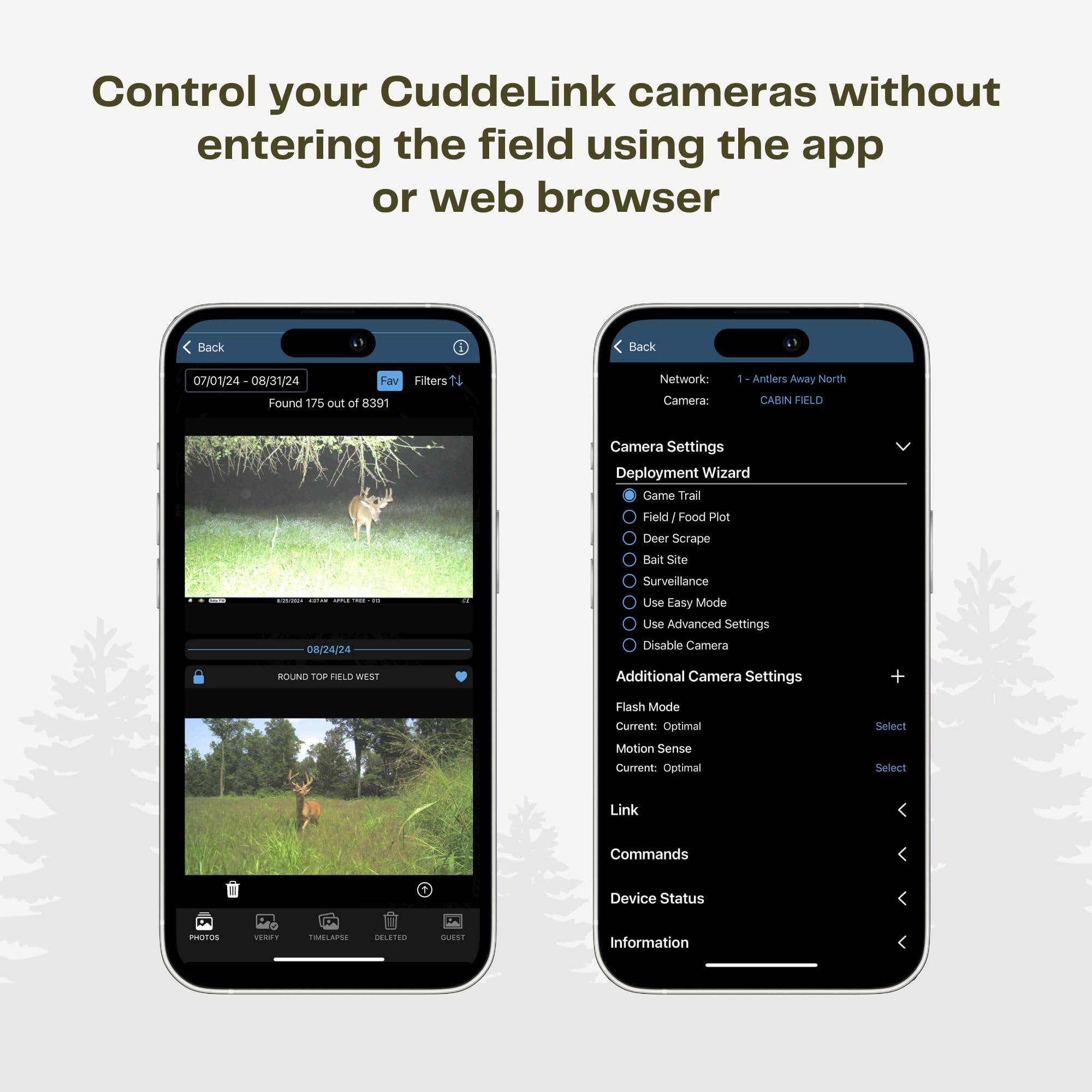 Cuddeback CuddeLink Cameras for Wildlife, Outdoor Game & Property Security Monitoring
