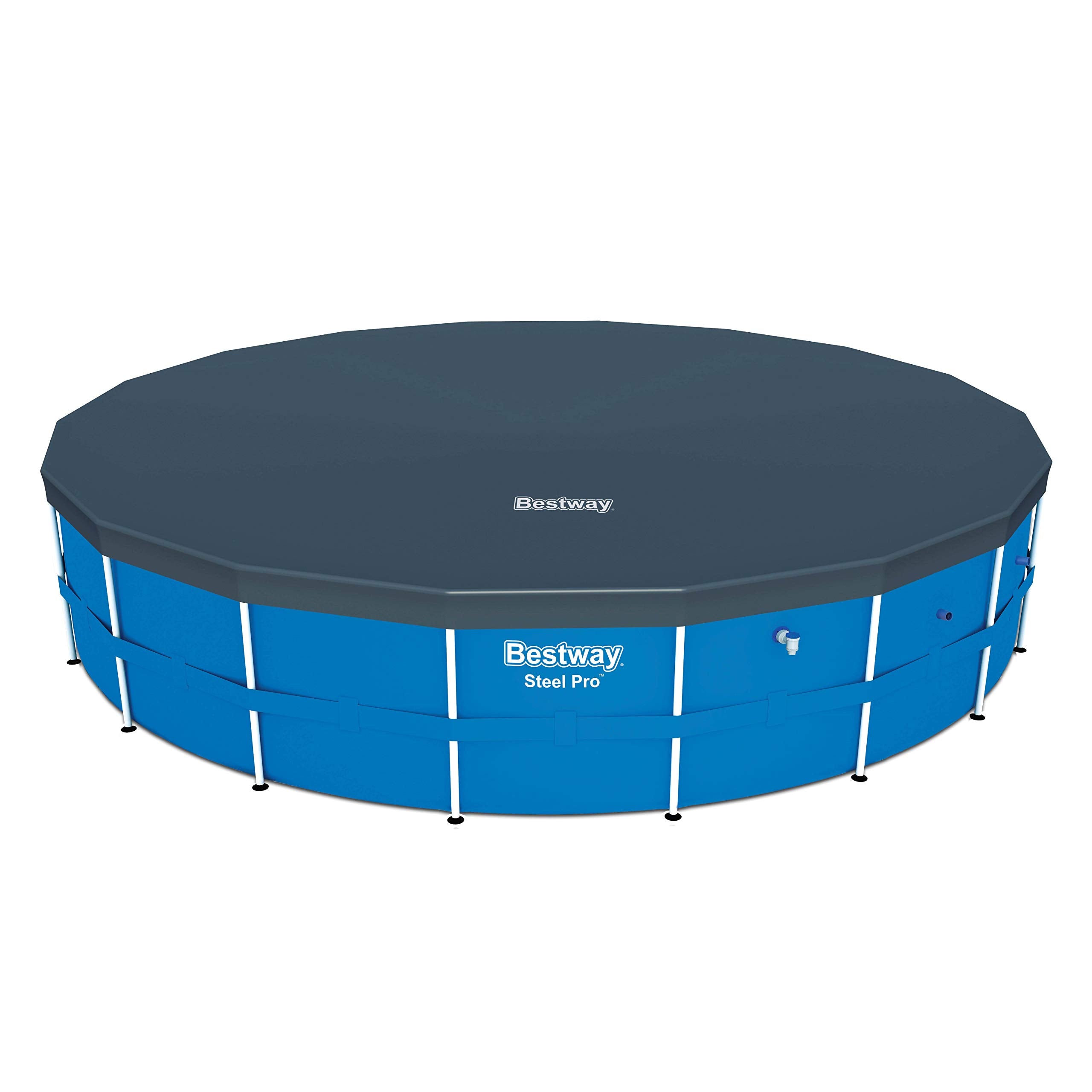 Bestway 18' Round PVC Pool Debris Cover for Steel Pro Frame Pools