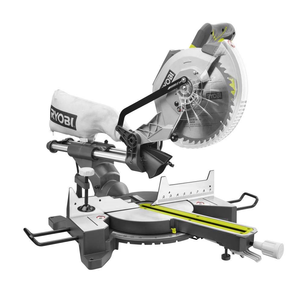 Ryobi 15 AMP 10 in. Corded Sliding Compound Miter Saw