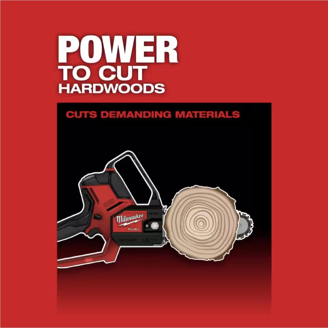Milwaukee M18 FUEL 8 in. 18V Lithium-Ion Brushless HATCHET Pruning Saw Kit with 6Ah High Output Battery and Charger