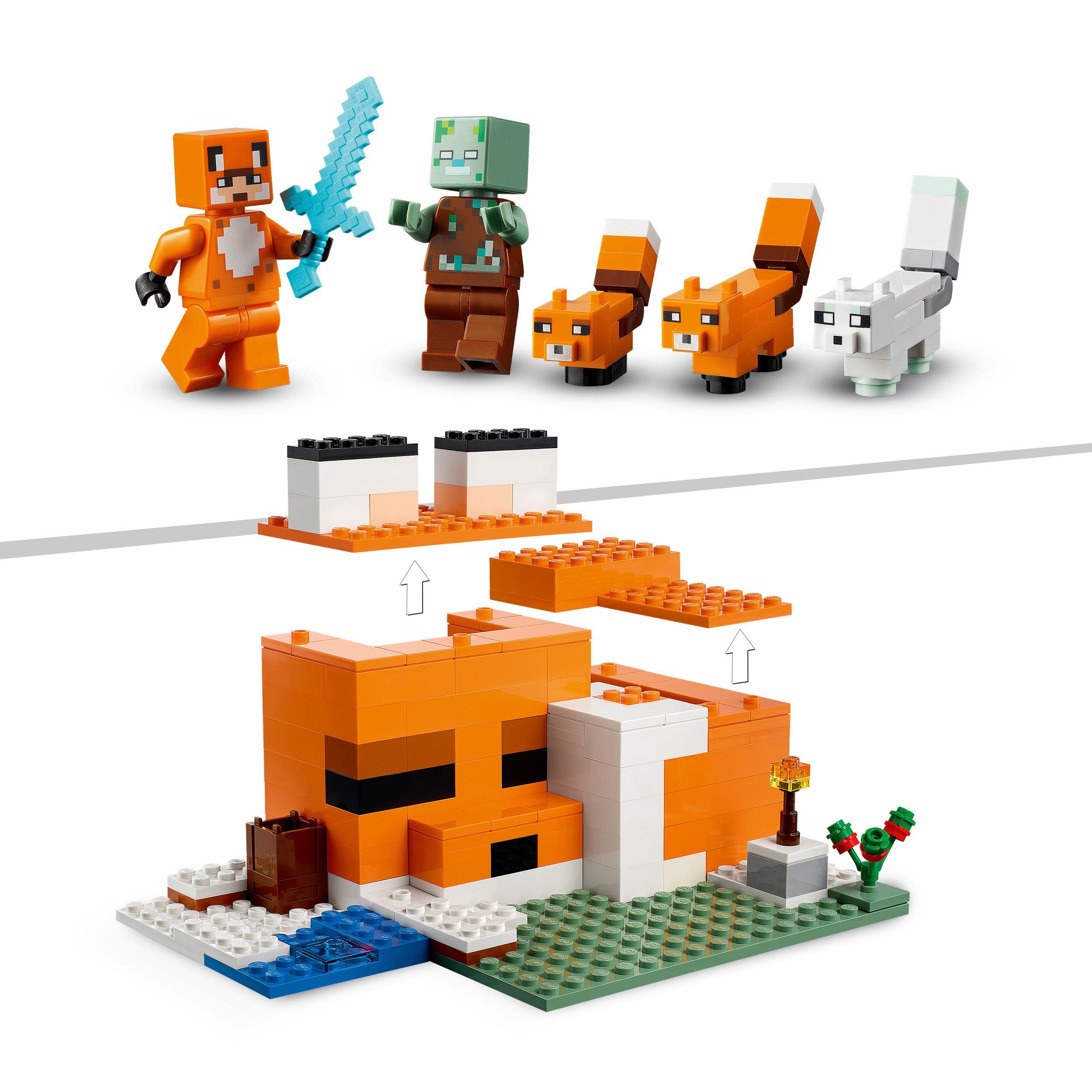 Lego 21178 Minecraft The Fox Lodge House