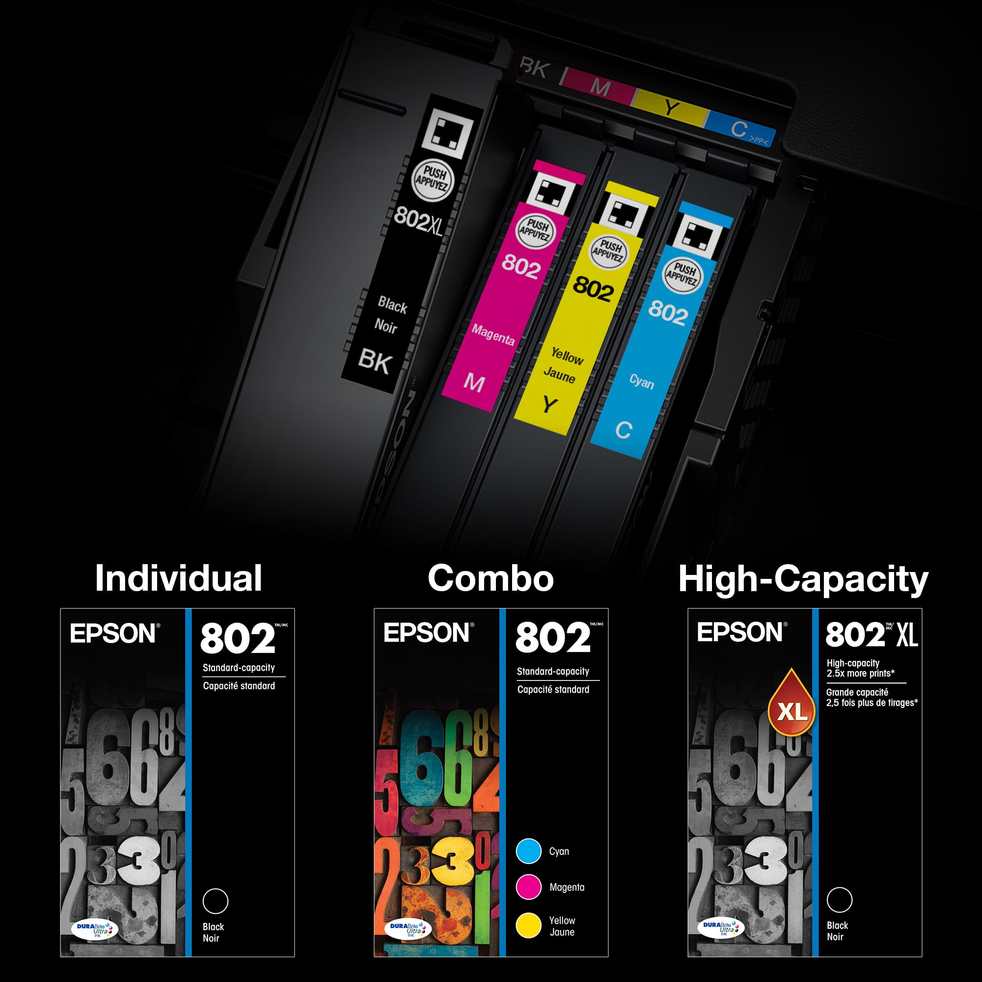 Epson T802XL120 DURABrite Ultra High Capacity Cartridge Ink