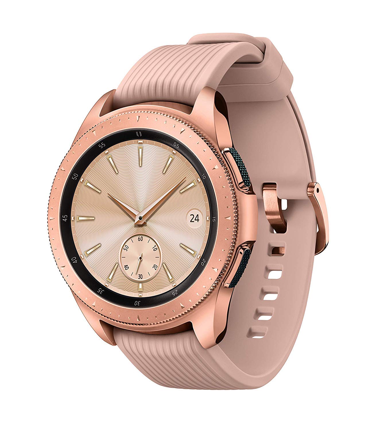 Samsung Galaxy Watch (42mm, GPS, Bluetooth) – Rose Gold (US Version)